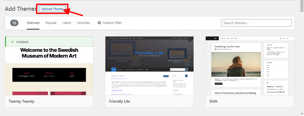 how to install wordpress theme