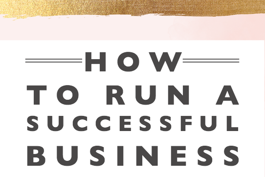 how to run a successful business