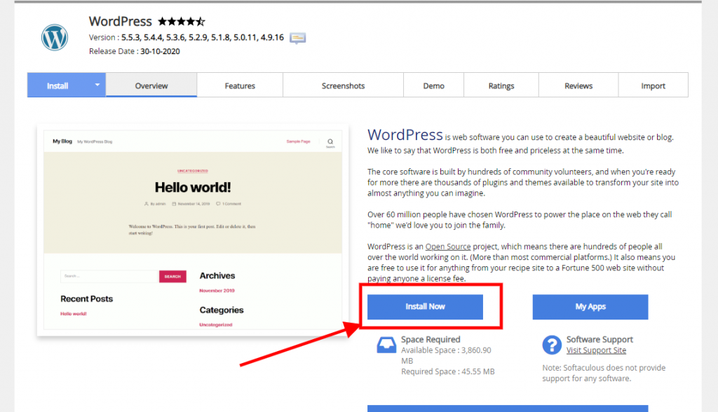 how to create a website using wordpress