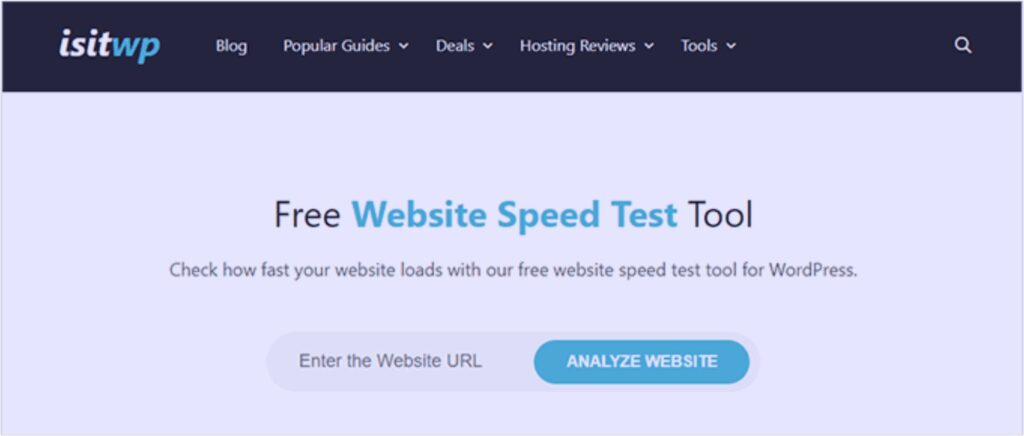 isitwp speed test